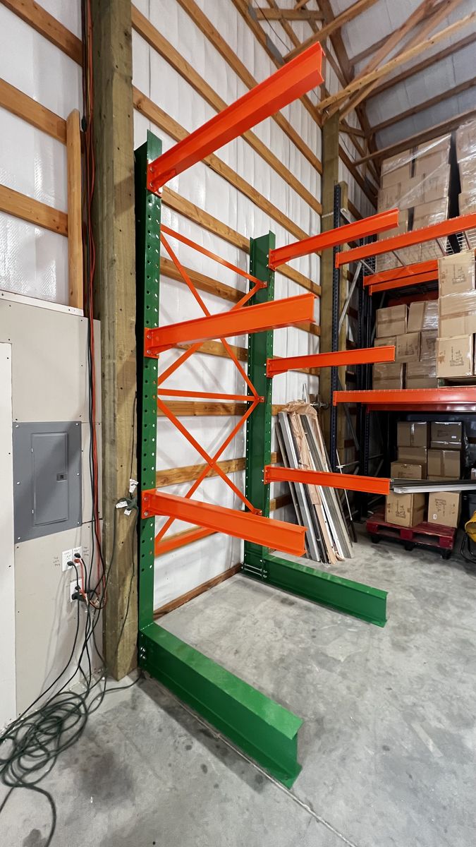 Industrial Cantilever Rack/Lumber & Pipe