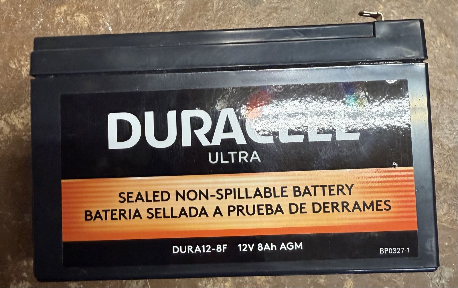 Duracell Ultra DURA12-8F 12V 8Ah AGM Sealed Non-Spillable Battery