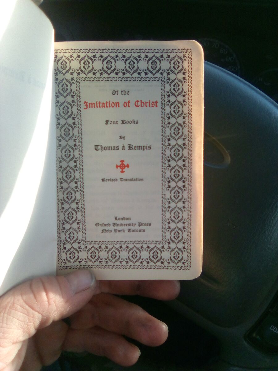 1900s first edition imitation of Christ book