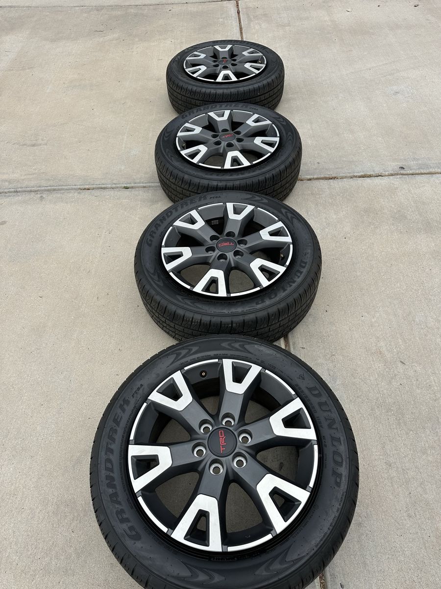 Toyota TRD wheels and tires