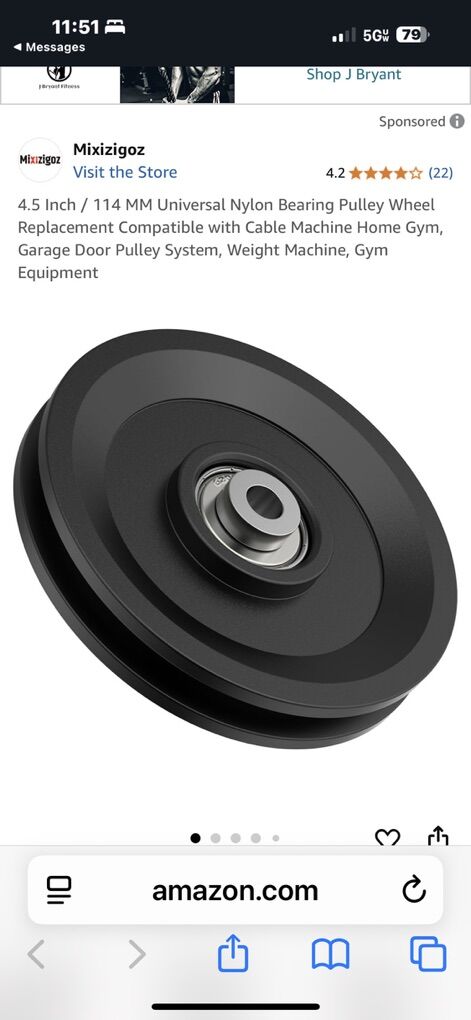 New Pulley Bearing / Bushing