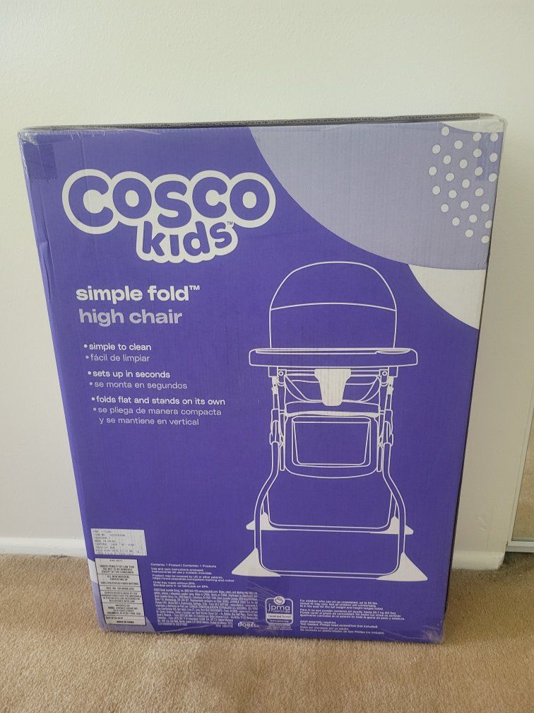 Cosco simple fold high chair