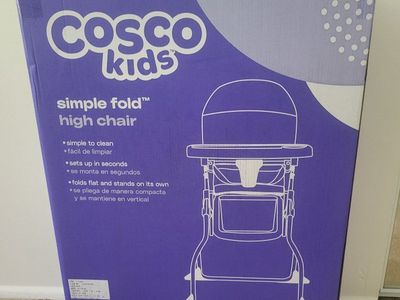 Cosco simple fold high chair
