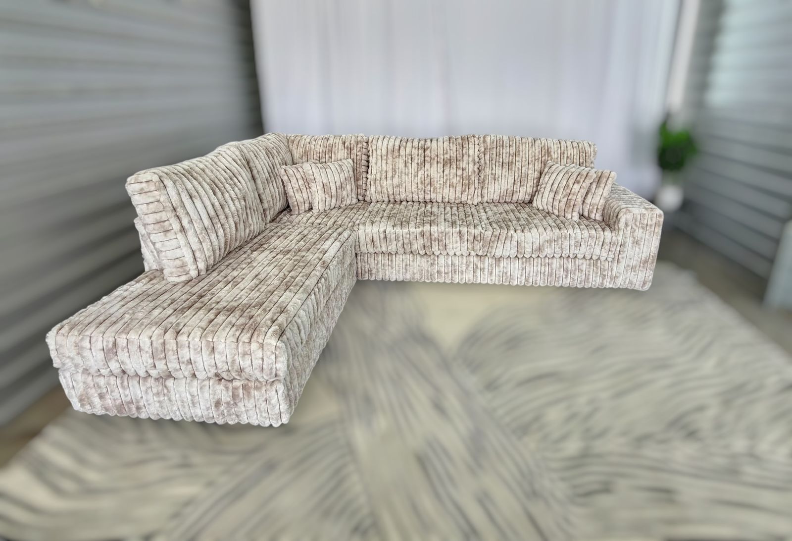 MINKY MODULAR SECTIONAL – CUSTOM ORDER SPECIAL - SAVE $1,500 ONLY THIS MONTH!