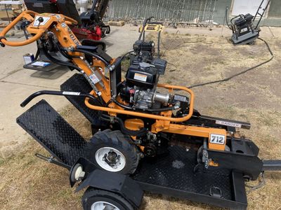 Barreto 712mth Micro Hydraulic Trencher with Trailer