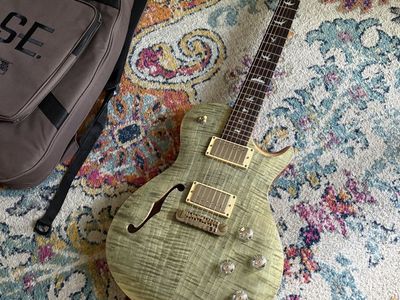 PRS Seymour Duncan Seth Lovers trampas green semi hollow Singlecut Paul Reed smith