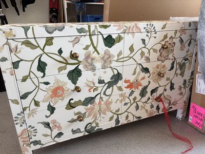 Brand New Anthropologie Hale Canvas 6 Drawer dresser