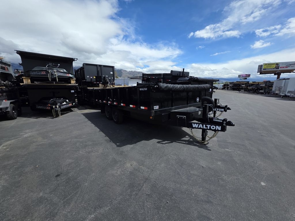 2026 Walton Trailers 7X16 DHO Deckover 16K Dump Tr