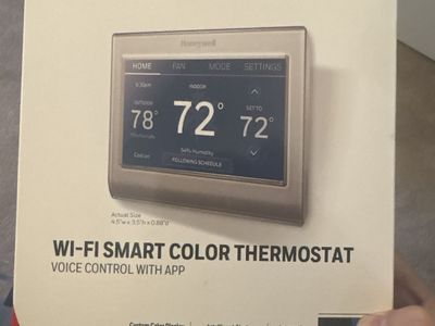 Wi-Fi smart color thermostat