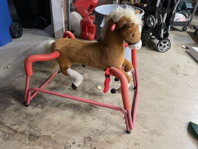 Plush Bouncy Rocking Horse