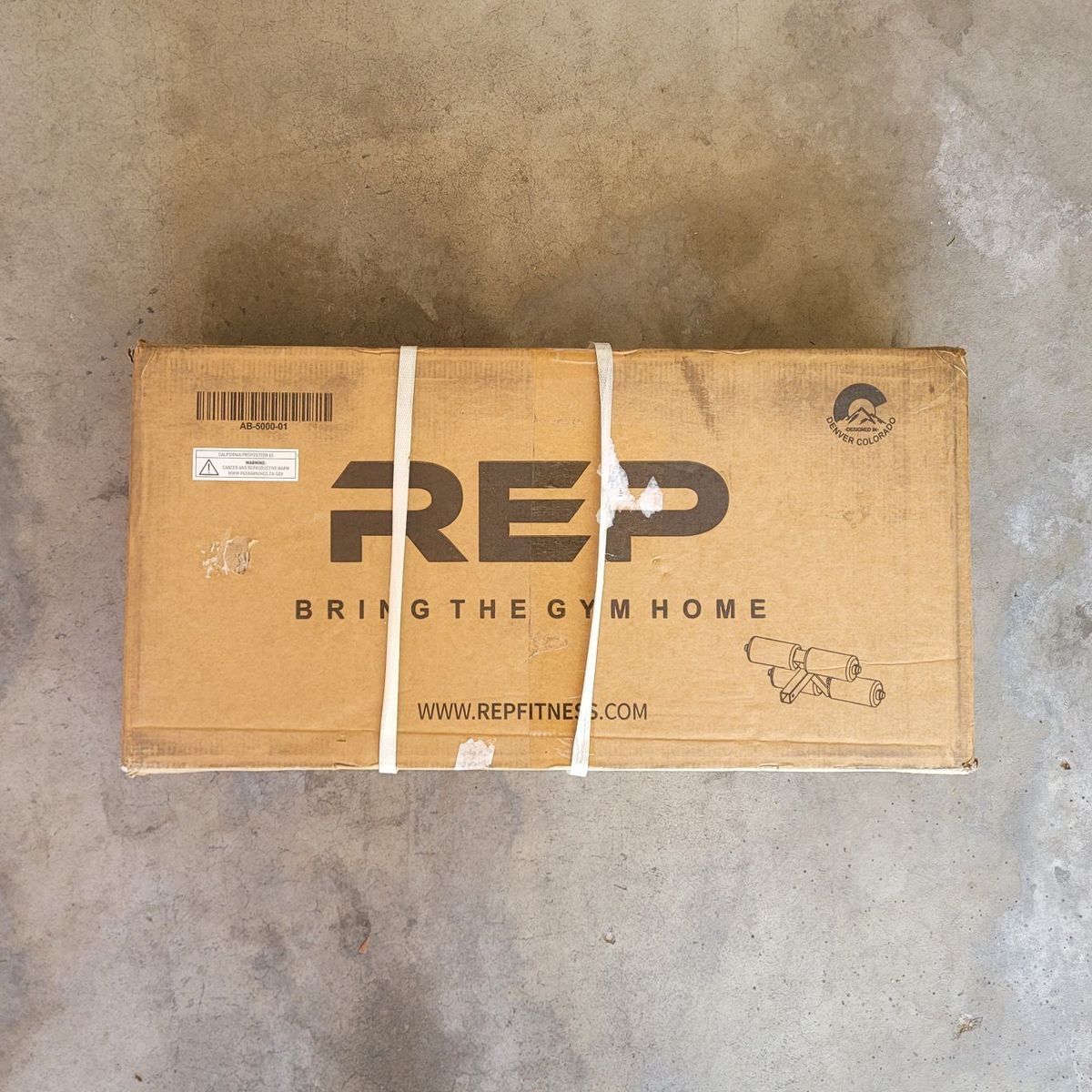 New-REP AB 5000 Bench Leg Roller Attachment