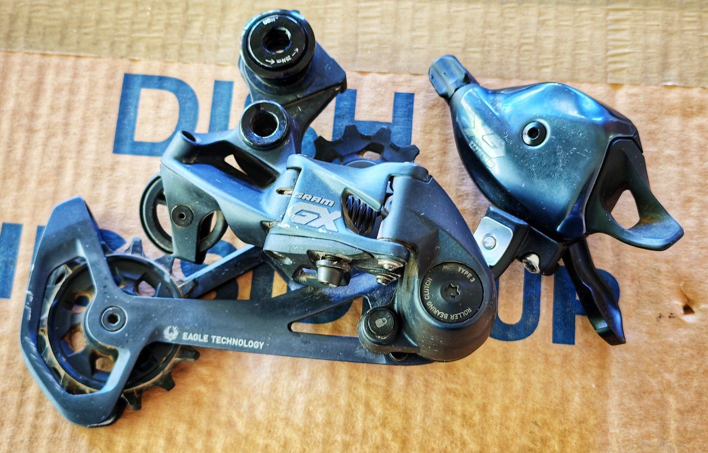 SRAM GX Eagle rear derailleur and shifter