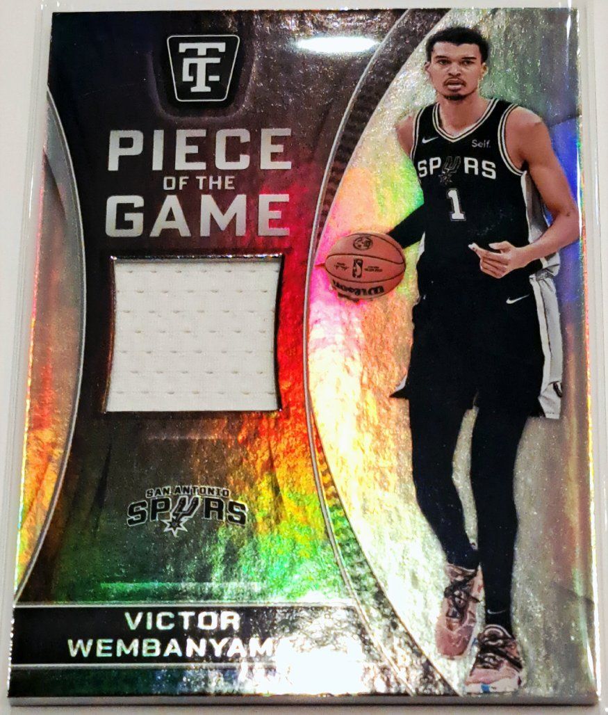 2025 Victor Wembanyama Panini TC Game Worn Jersey