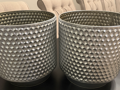 Silver Planters (2)