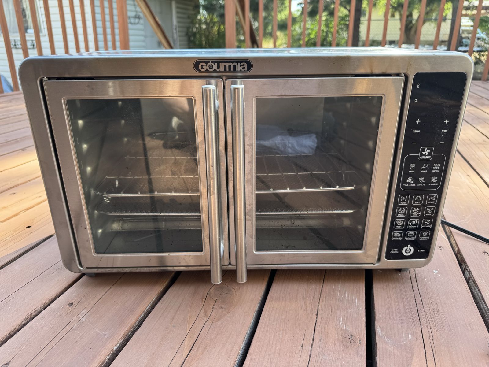 Gourmia Digital Air Fryer Oven - Stainless Steel Toaster Oven, 14-in-1 Functions