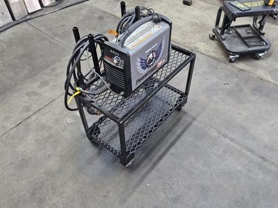 Custom Built Heavy-Duty 2-Tier Welding Cart on Wheels
