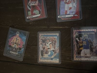 NFL Football Trading Cards - Trey McBride, Audric Estime, Trevor Lawrence, Kobie Turner, Bill Parcells ALL CASE HITS