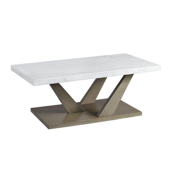 Elements Internationsl Greta - Rectangular Coffee Table in Grey T.6850.CT 48"Wx26"Dx19"H 88lbs