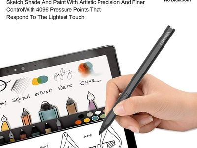 Never Used Stylus for Surface Pro/Go, Magnetic Attachment Active Stylus, Tilt, 4096, Pen Surface Pro/GO/Book, Raphael 520, Black