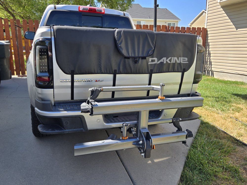 Kuat NV 2.0 Bike Rack - Hitch Mount 2-Bike Carrier - Grey/Orange
