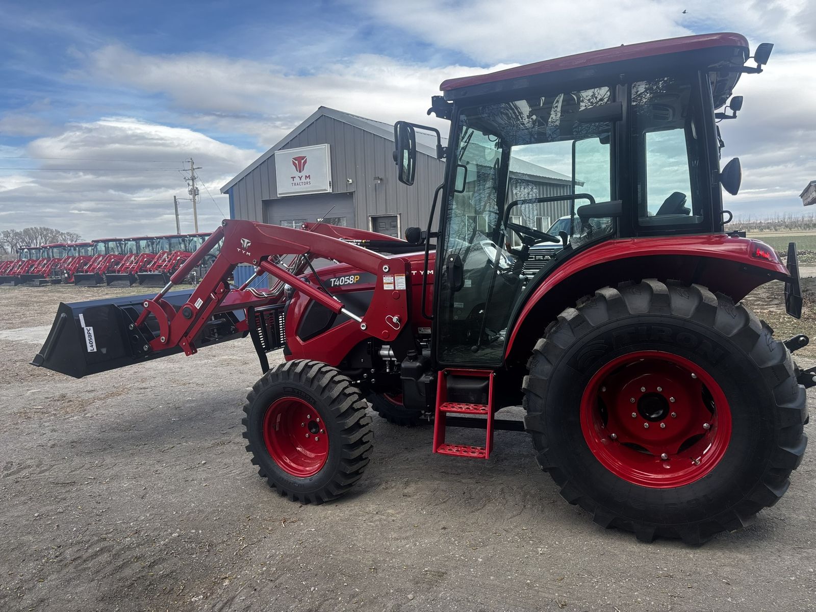 The all New TYM T4058 power shuttle cab tractor