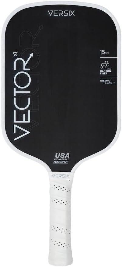 NEW Pickleball Paddle | Carbon Fiber Pickleball Paddle with an Elongated Handle, Thermoformed Polymer Core PINK