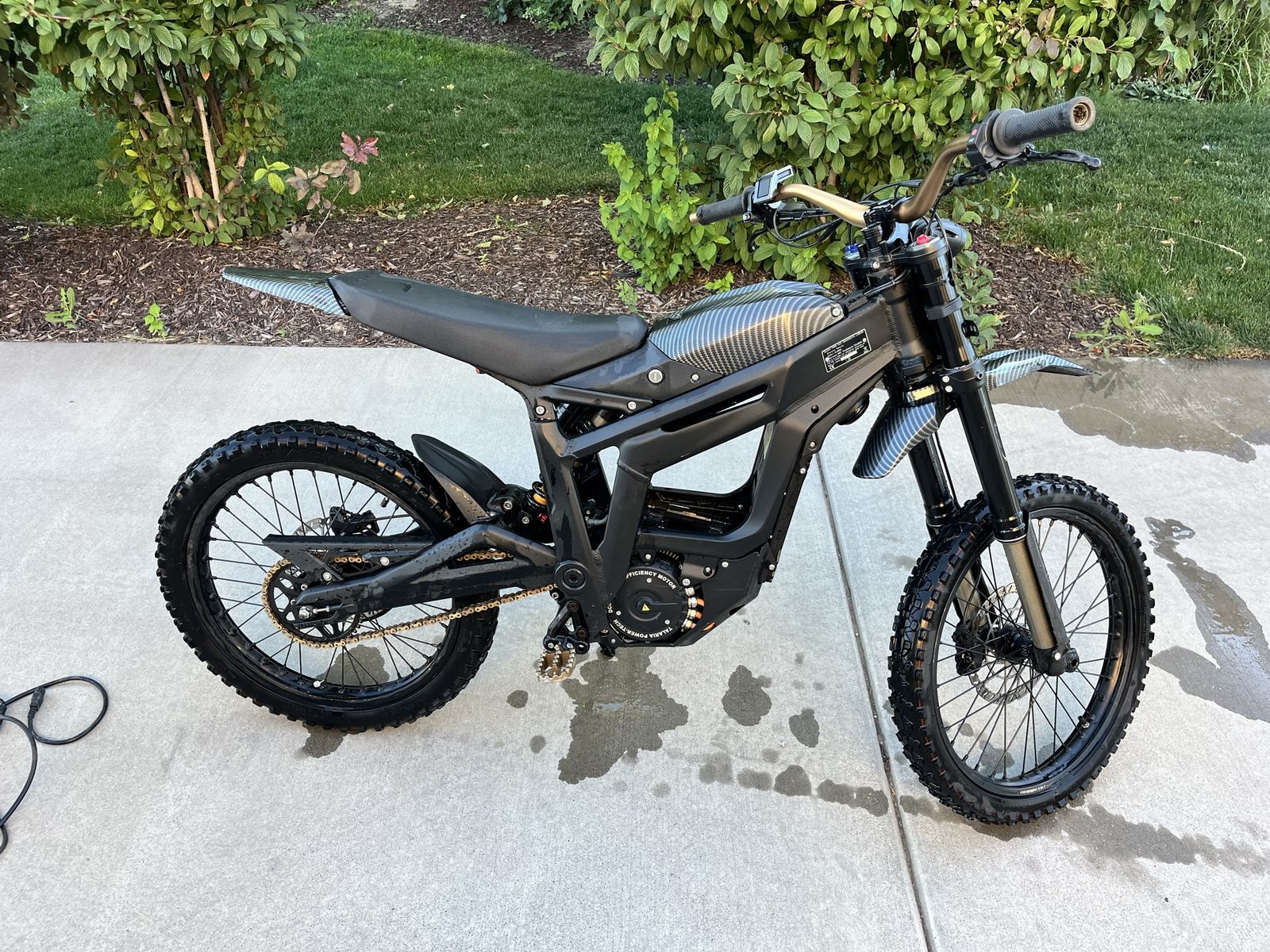 2024 Talaria Sting R MX4 Electric Dirt Bike | 640 Miles | Warp 9 Upgrades | Carbon Fiber | $3,250 OBO