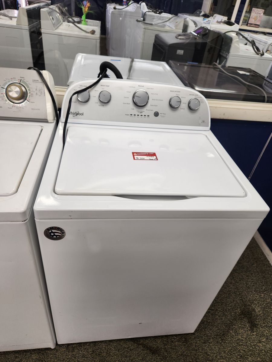 NICE WHIRLPOOL TOPLOAD WASHER! W-WARRANTY