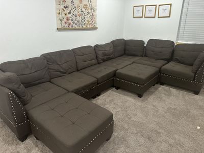 Brown Modular Sectional