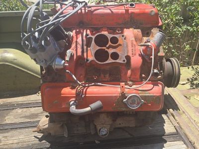 Chevrolet Small Block V8 Engine - Vintage Auto Part