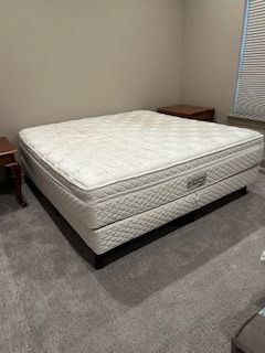 Sleep Number King Mattress and frame