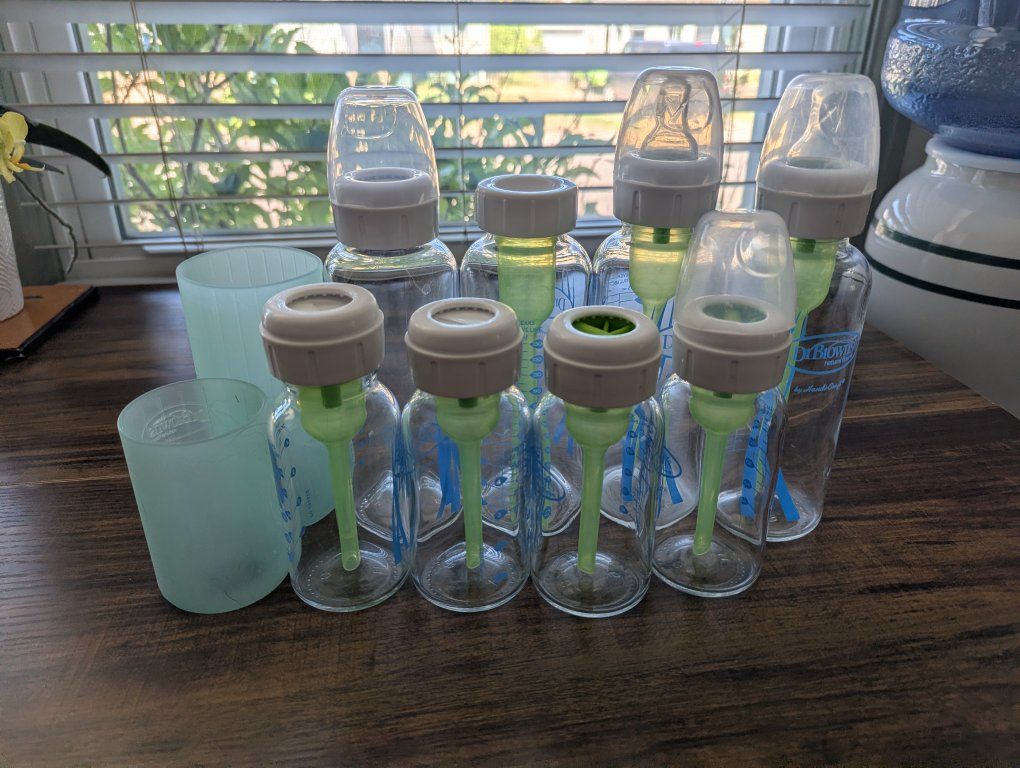 Glass Dr. Browns bottles