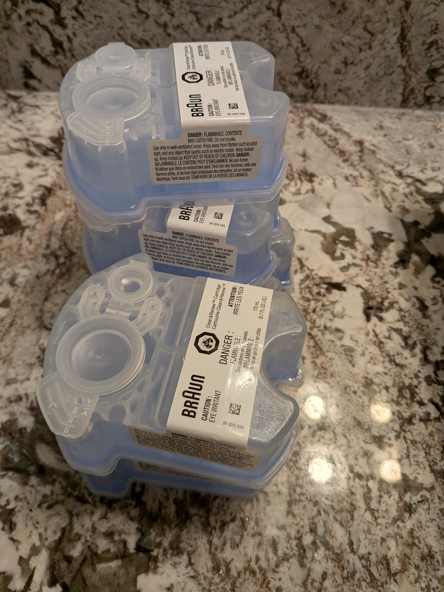 5 Braun Clean & Renew Refill Cartridges