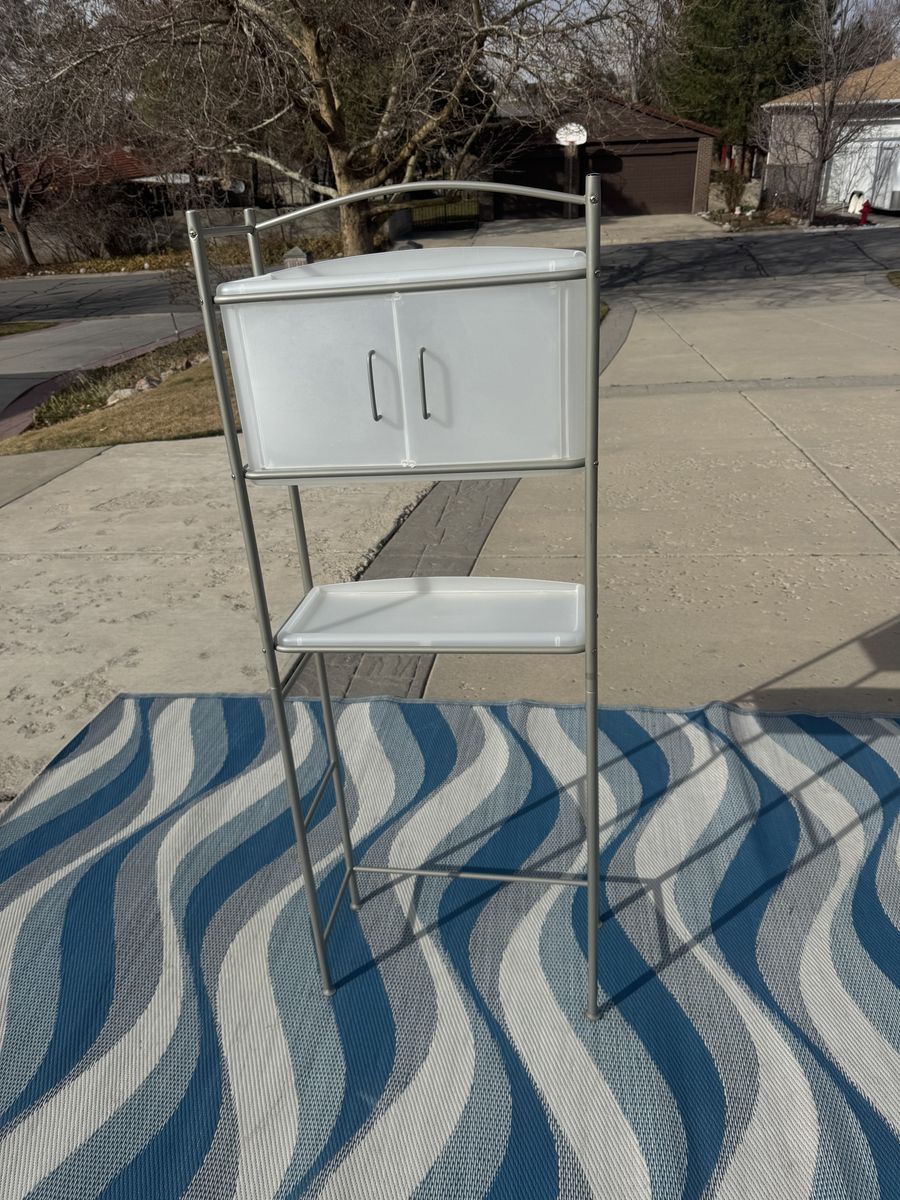 Bathroom Storage Space Saver Shelf and Cabinet
