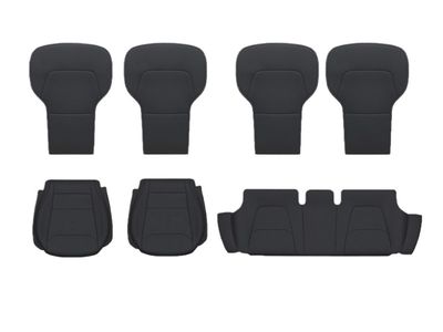 2025 Tesla Model Y Juniper Leather Seat Cover Seat Cushion (My-Juniper-Black)