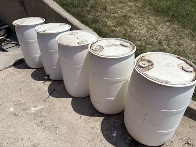 FREE!! 55 gallon drums for potable water.