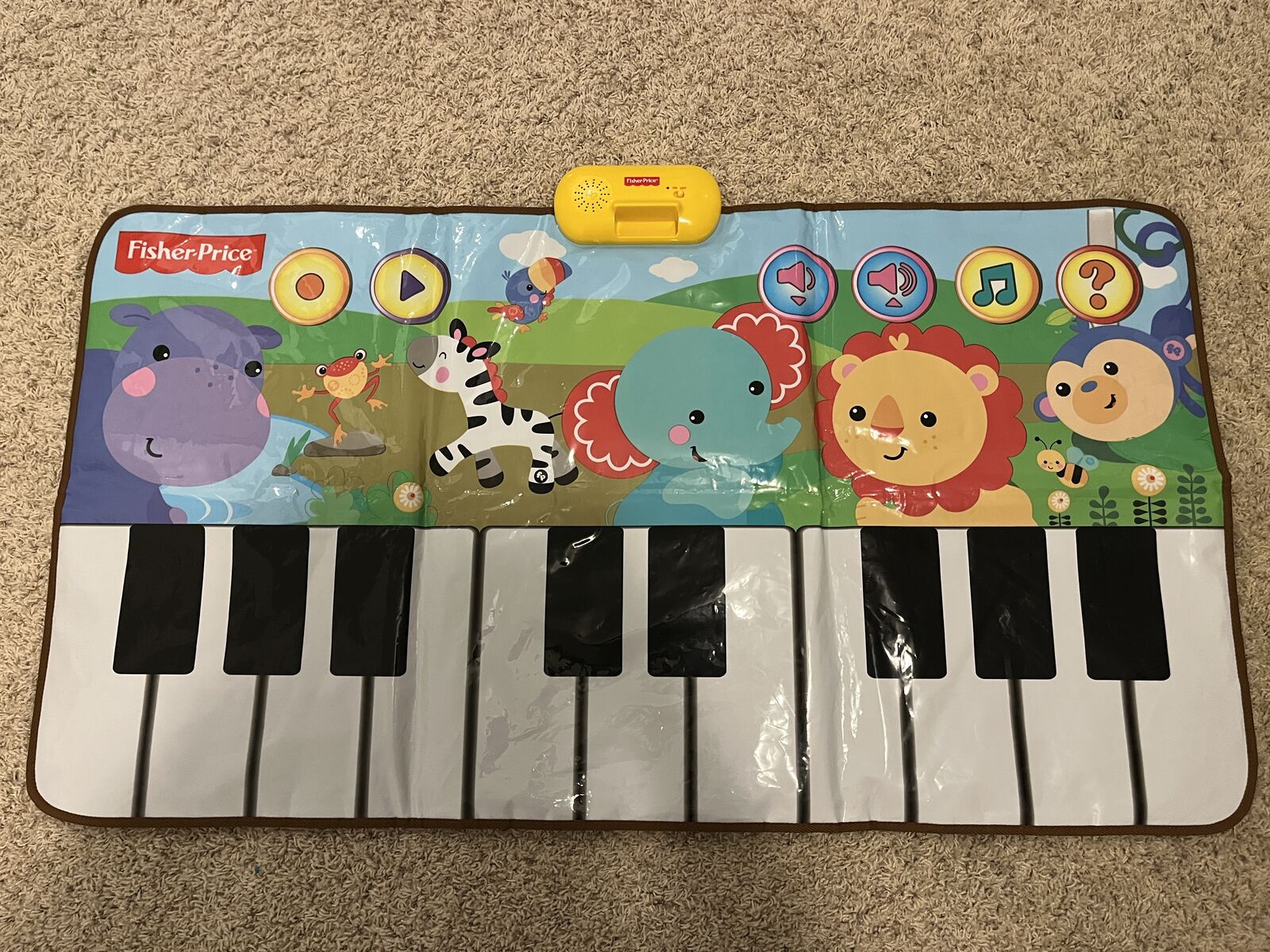 Fisher-Price musical piano play mat