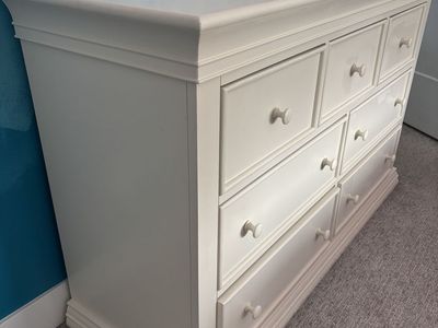 Girls white wood bedroom set