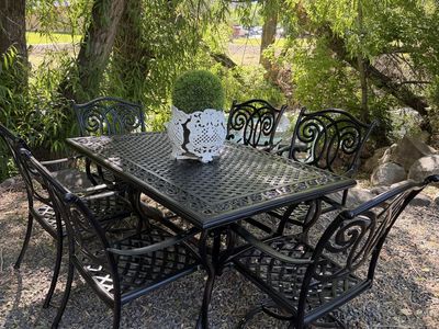 Price Firm Patio Dining Set Table 6 Chairs Metal