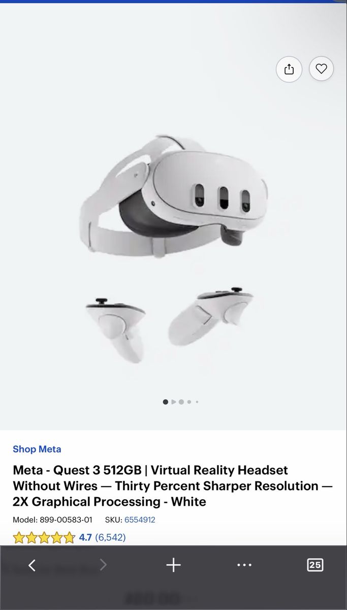 Oculus 3 512gb w/ PRISIMXR charging dock