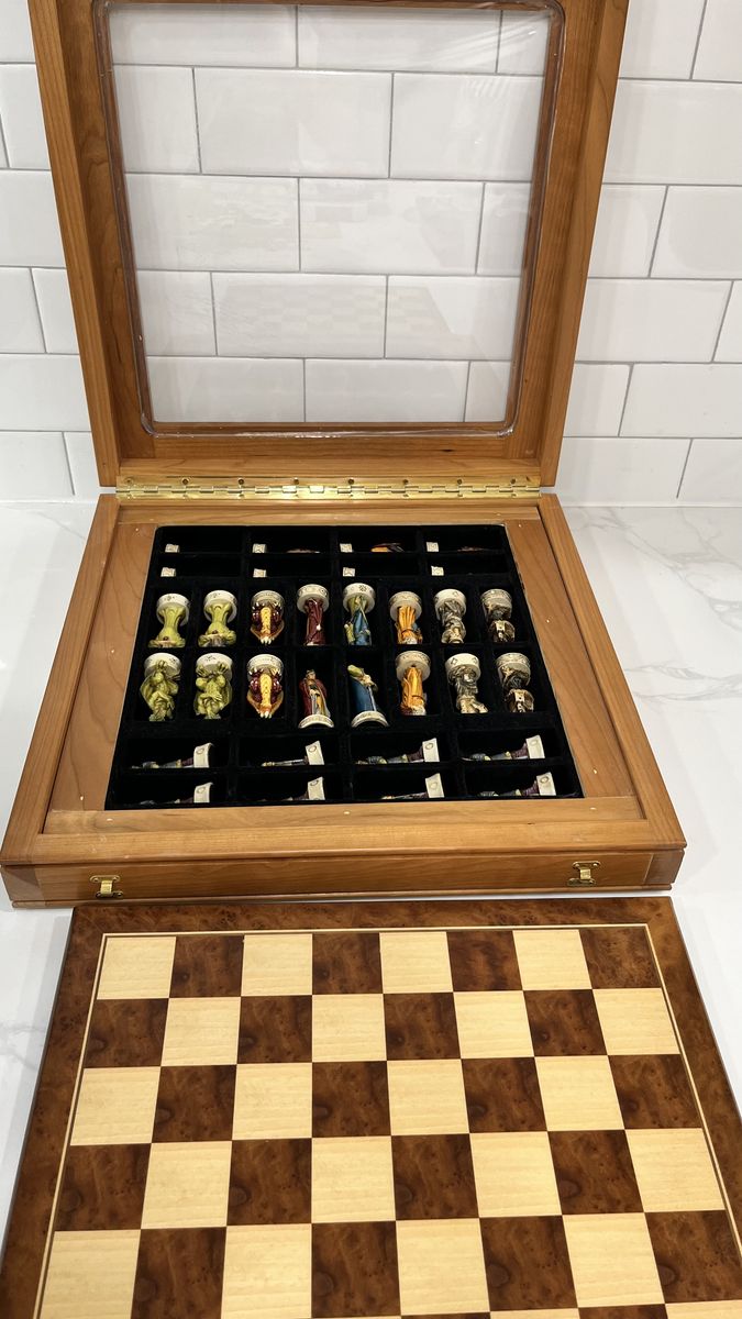 Custom Chess Set and Case