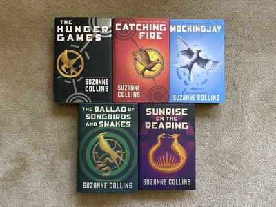 The Hunger Games Complete Series, by Suzanne Collins (hardcovers)
