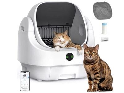 New in box Open-Top Automatic Litter Box, Odor Control, Ready to Use, Self Cleaning Litter Box, Large