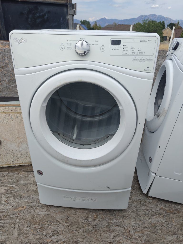 Whirlpool Front-Load Washer and Dryer Set - White