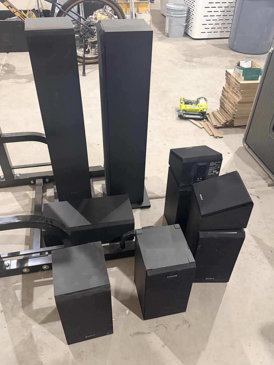 Sony Movie Theater Speaker 7 Speaker System Dolby Atmos