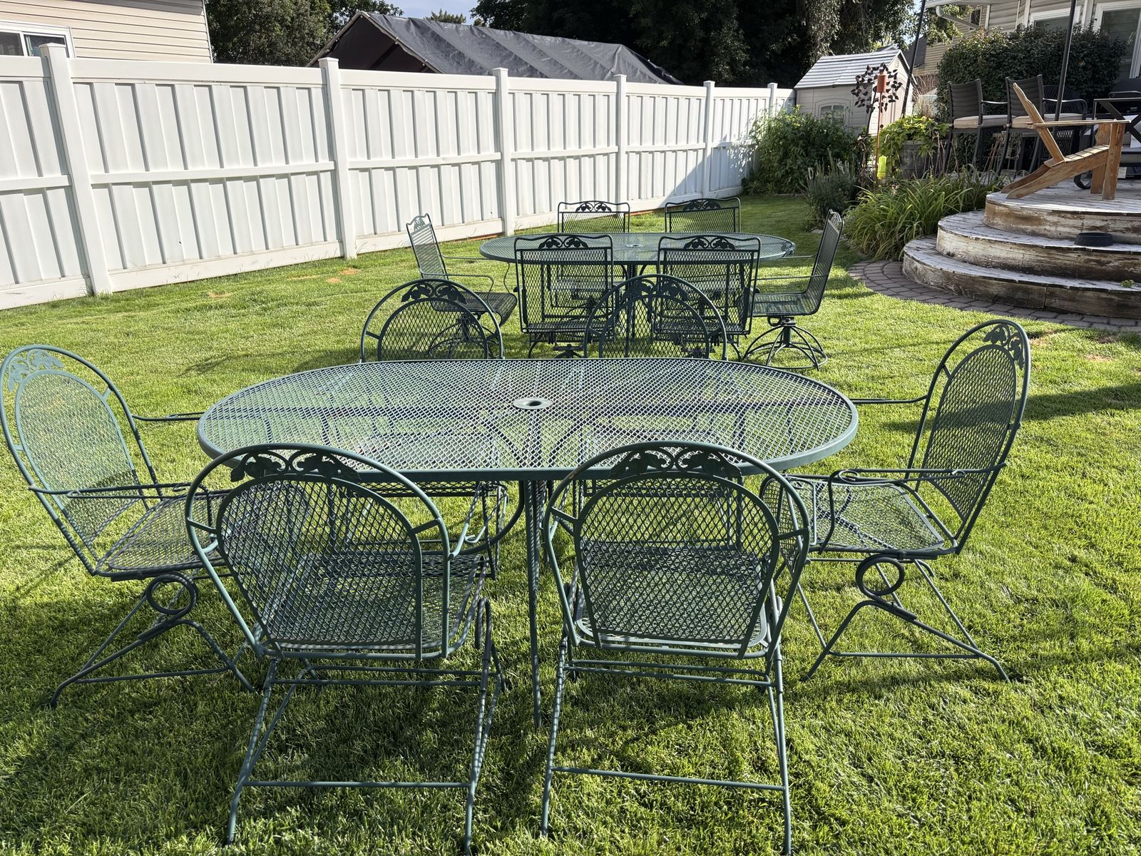 Vintage Woodard Patio Sets See Description 