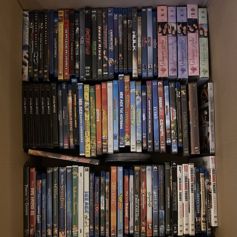 Lot of Blu-ray & DVD Movies - Action, Disney, TV Series, & More