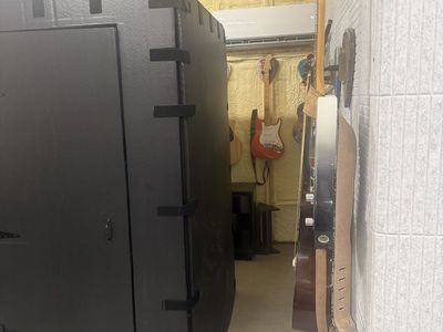 Black Portable Sound Booth/ With acoustic Foam