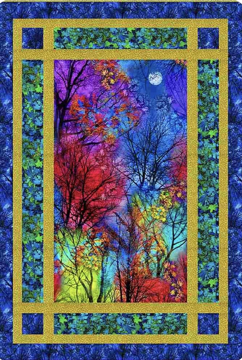 ELECTRIC NATURE - OH THE VIEW- quilt kit