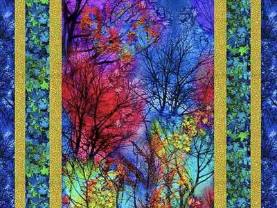 ELECTRIC NATURE - OH THE VIEW- quilt kit